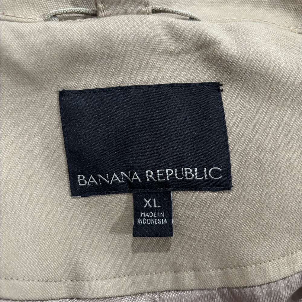 Banana Republic Men’s XL trench coat - Picture 3 of 3